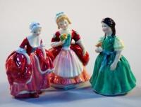 Three Royal Doulton figures