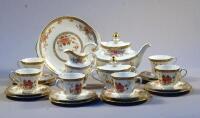 A Royal Doulton Canton part tea service