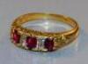 A Victorian ruby and diamond ring