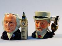 Two Royal Doulton Collectors Club character jugs