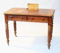 A 19thC oak desk