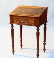 A 19thC pine desk