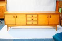 A modern teak sideboard