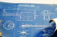 A selection of railway blueprints from Kenyan Bros of Hertford