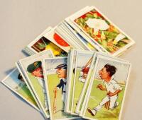 A selection of cigarette cards