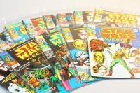 A selection of Marvel Star Wars Weekly comic books