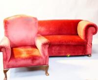 A Chesterfield sofa