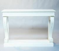 A painted side/console table