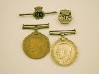 A pair of 1st World War medals