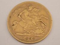 A Victorian half gold sovereign