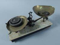 A set of late 19th/early 20thC brass scales