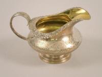 A William IV silver cream jug