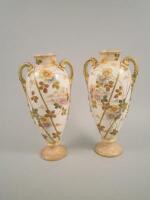 A pair of Royal Bonn two handled vases