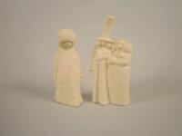 Two unusual Hornsea pottery figures