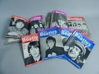 Various copies of the Beatles Monthly book