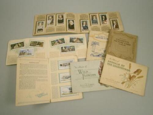 Various sets of cigarette cards to include