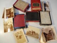 A large quantity of early 20thC Grantham related glass negatives and developed photographs