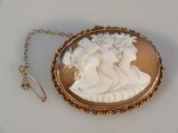 An oval cameo