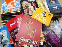 A quantity of movie souvenir programmes