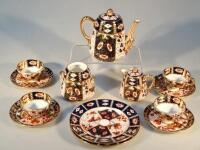 A 19thC Davenport Imari part service