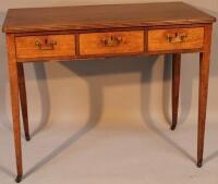 An early 19thC mahogany desk