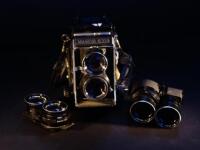 A Mamiya C330 twin lens reflex camera