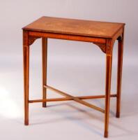 A pine octagonal occasional table