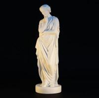 A late 19thC/early 20thC Parian figure of a classical lady