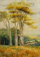 A 20thC English School. A summers day landscape