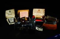 A collection of Ronson pocket and table cigarette lighters