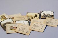 A selection of early 20thC stereoscopic viewer cards