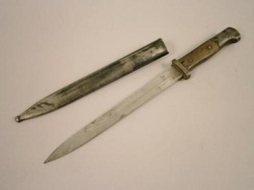 A First World War German bayonet