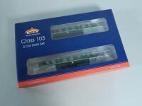 A Bachmann 00 gauge class 105 two car DMU set