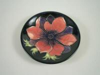 A Moorcroft Anenome pattern pin dish