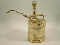 An early 20thC vintage brass garden sprayer