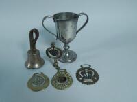 Various items of metal ware