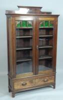 An Edwardian mahogany display cabinet