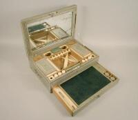 A late 19thC Indian Bombay dressing case