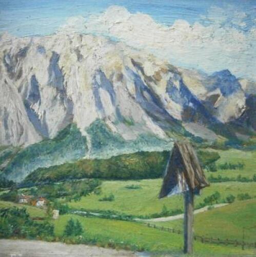 20thC Continental School. Alpine landscape