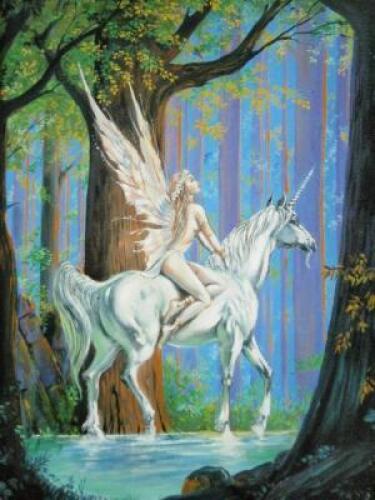 David Weston (20thC). Unicorn Fairie