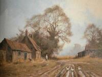 James Wright (b.1935). Rural landscape (numbered 153)