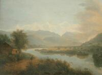 James Baker Pyne (1800-1870). Swiss river landscape