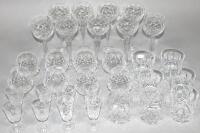 A set of eight crystal brandy balloons possibly Waterford