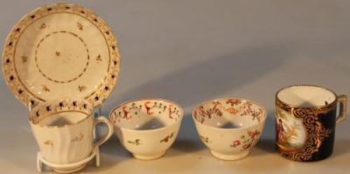 A mid 19thC Chamberlain's Worcester cup and saucer