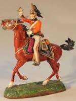 A Meissen figure group First Regiment Kings Dragoon Guards 1815