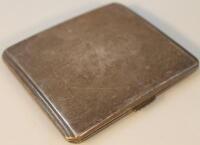 A George V silver cigarette case