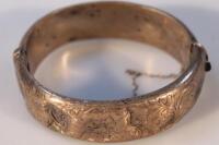 A George V silver bangle