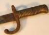 A 19thC bayonet and scabbard