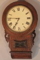 A 19thC American style wall clock