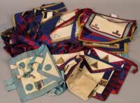 Assorted Masonic aprons